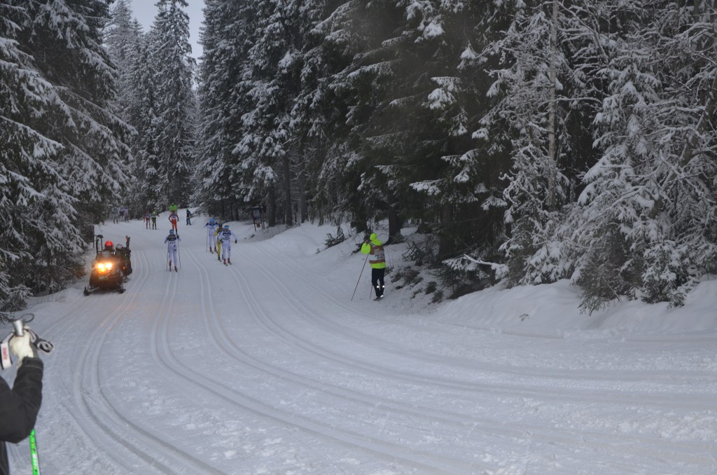 Vasaloppet 2014. De första uppför backen. (Foto:SkiProAm)