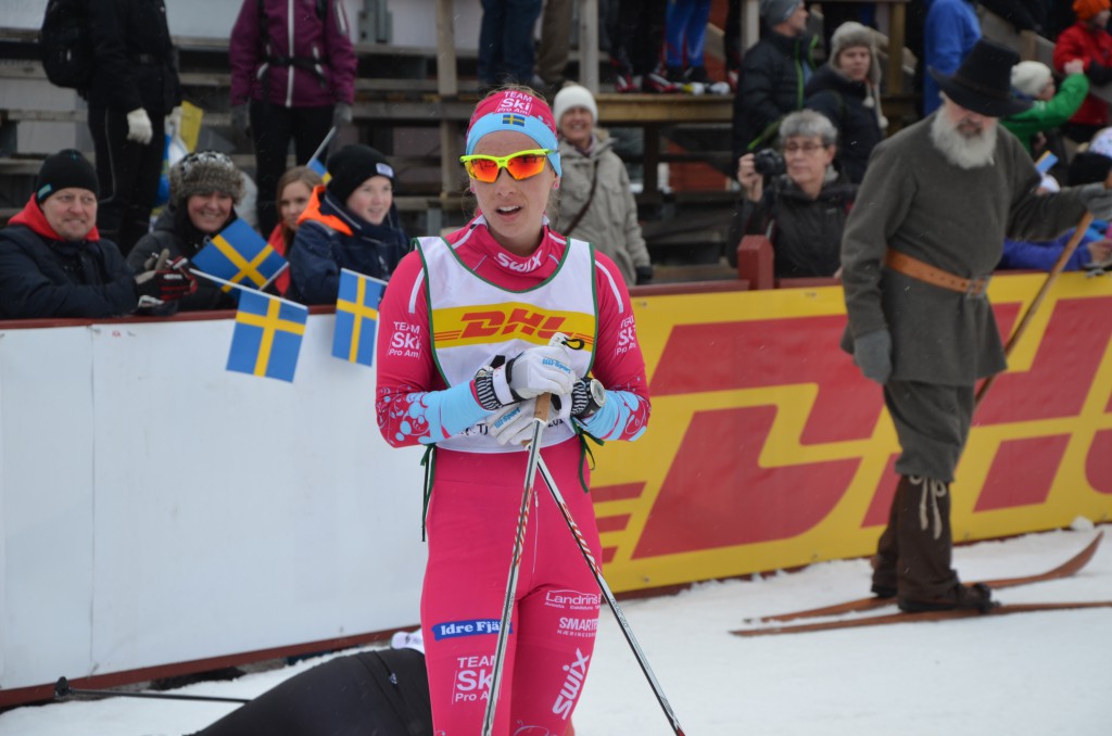 Lina Korsgren 3 plats Tjejvasan 2015 (Foto:SkiProAm)